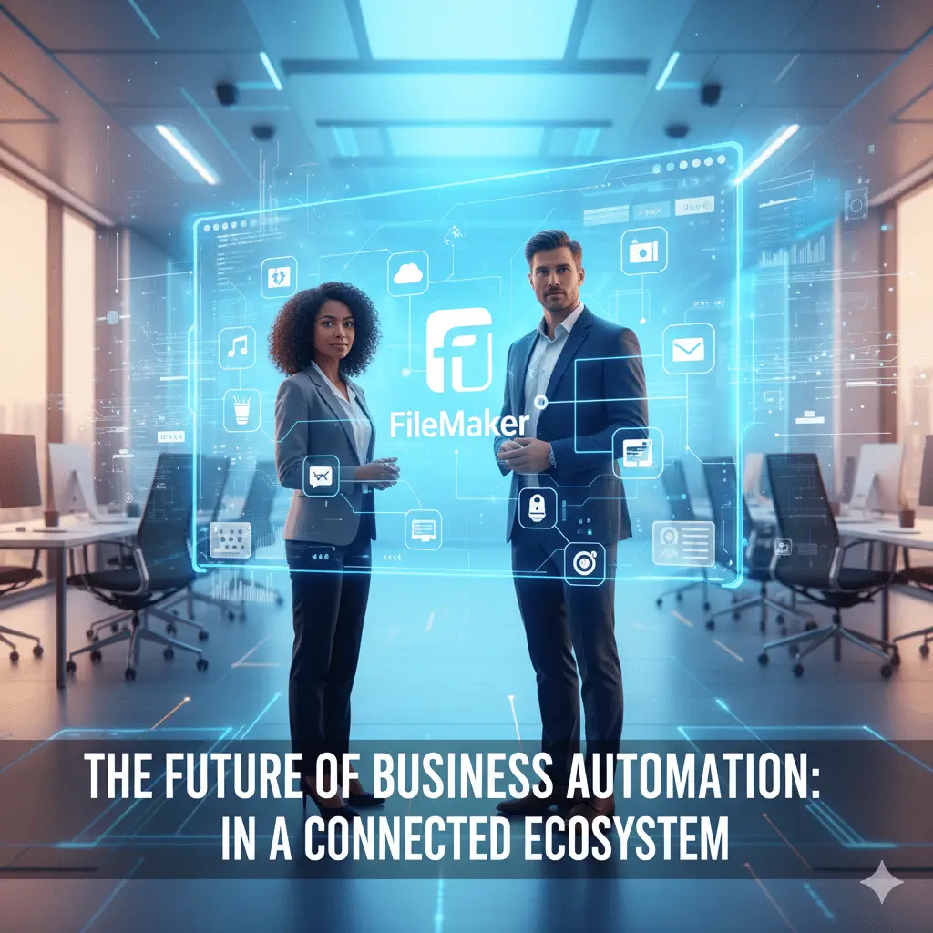 Illustration for “The Future of Business Automation: FileMaker’s Role in a Connected Ecosystem”