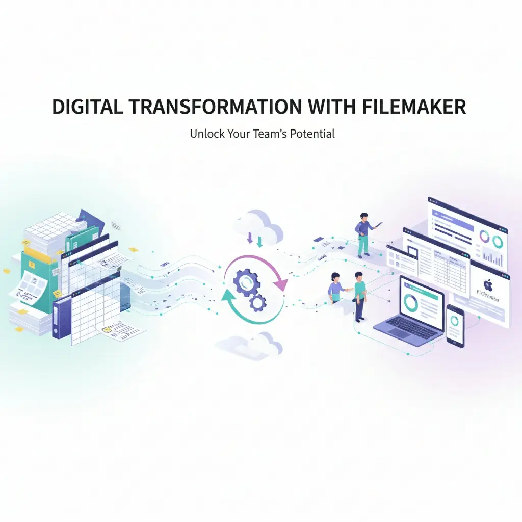 Illustration for “The Role of FileMaker in Digital Transformation: A Step-by-Step Guide”