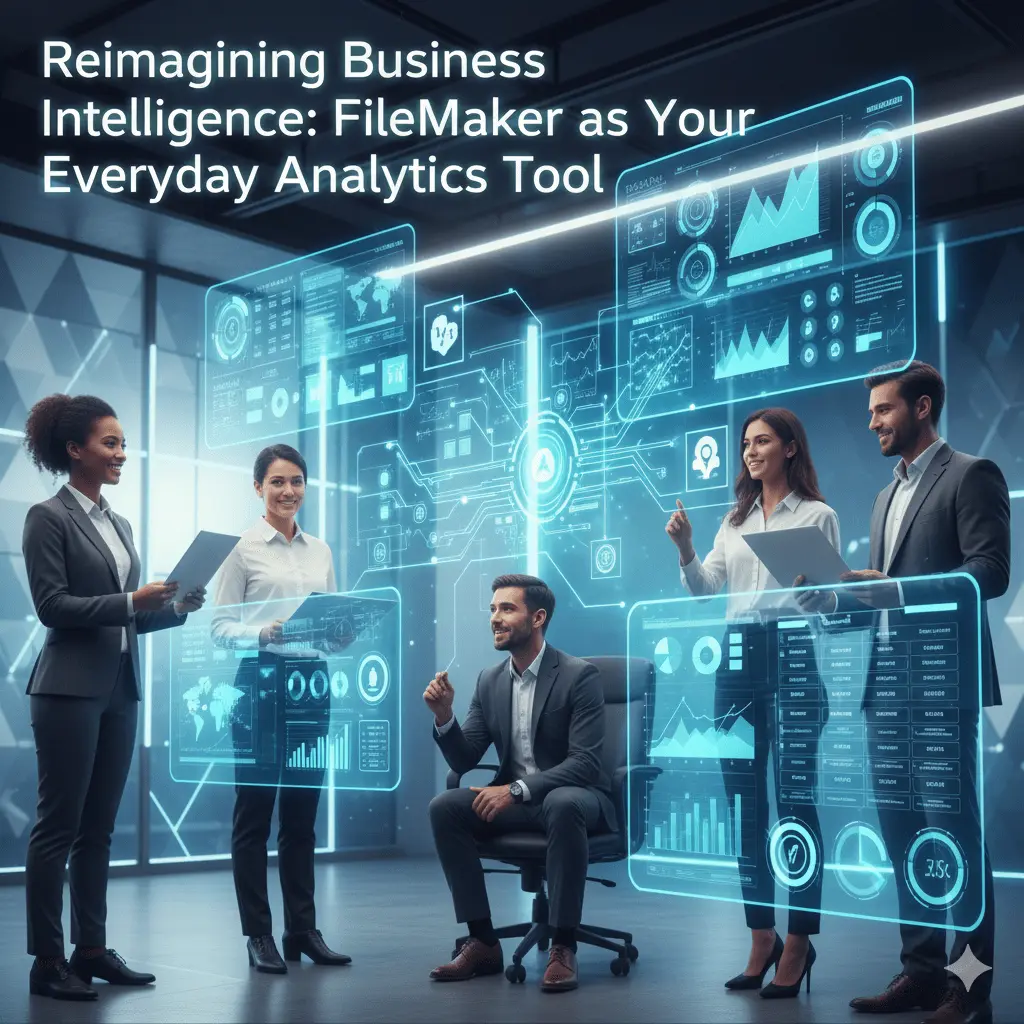 Illustration for “Reimagining Business Intelligence: FileMaker as Your Everyday Analytics Tool”