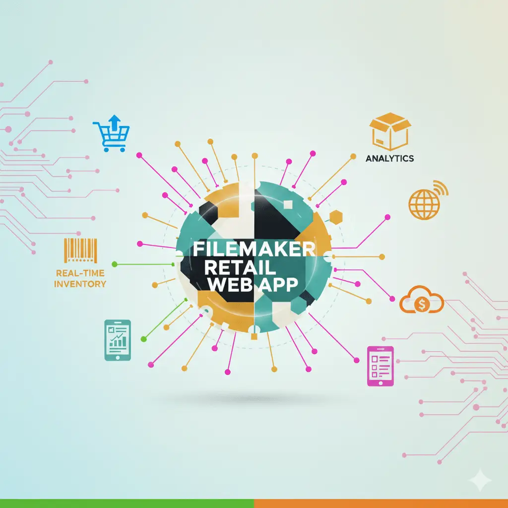 Illustration for “FileMaker Web Apps for Retail: Real-Time Inventory and Sales Tracking Online”