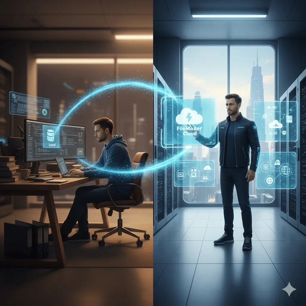 Illustration for “Cloud-Ready Developers: Transitioning from Local FileMaker to FileMaker Cloud”
