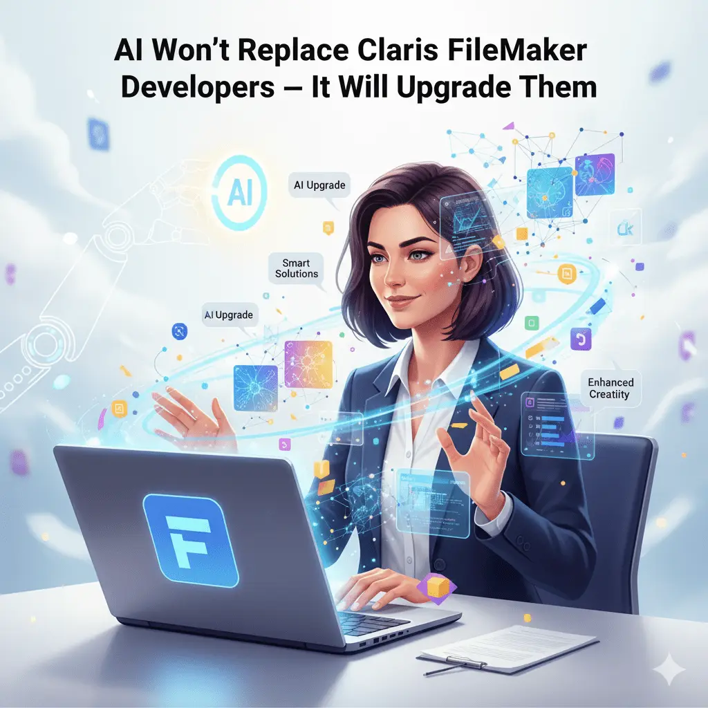 Illustration for “AI Won’t Replace Claris FileMaker Developers — It Will Upgrade Them”