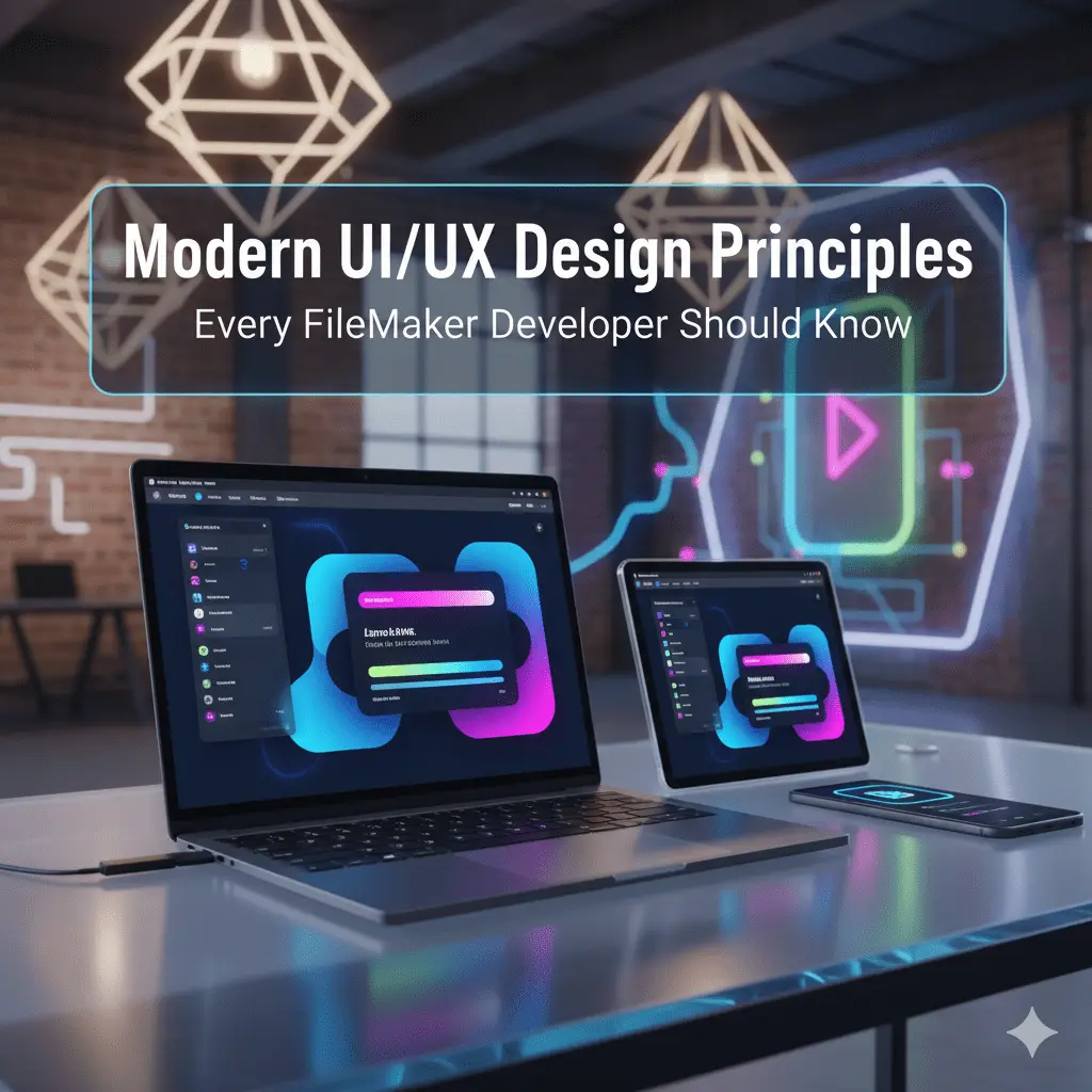 Illustration for “Modern UI/UX Design Principles Every FileMaker Developer Should Know”