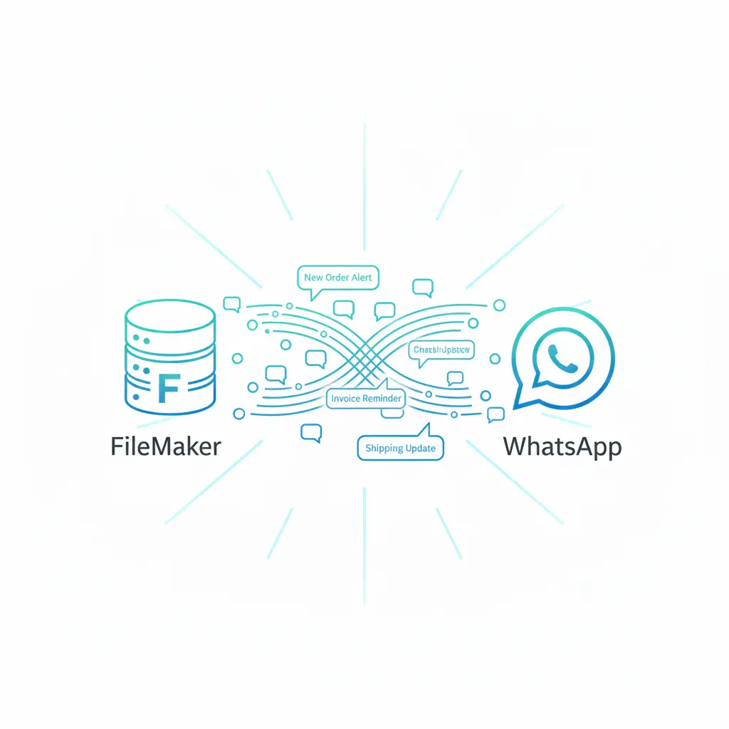 Illustration for “FileMaker Integration with WhatsApp: Connecting Data with Conversations”