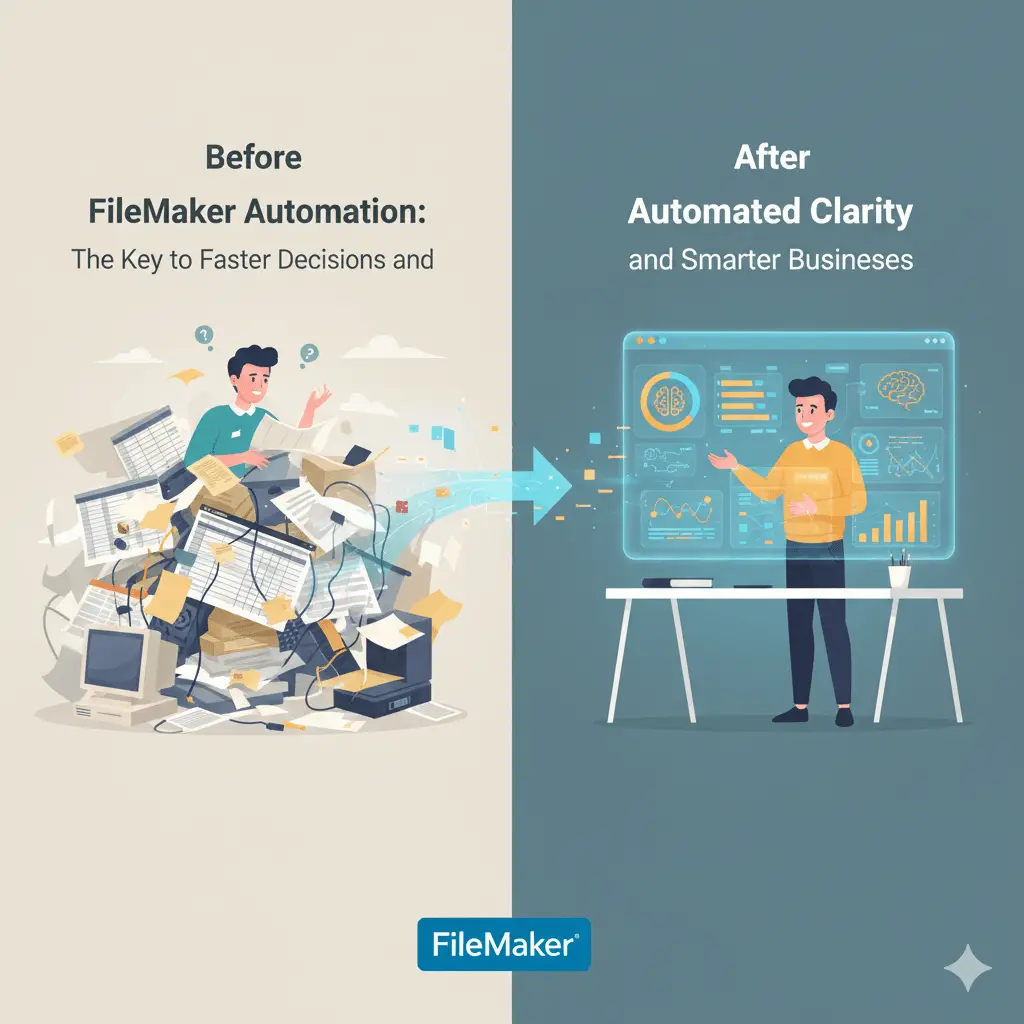 Illustration for “FileMaker Automation: The Key to Faster Decisions and Smarter Businesses”