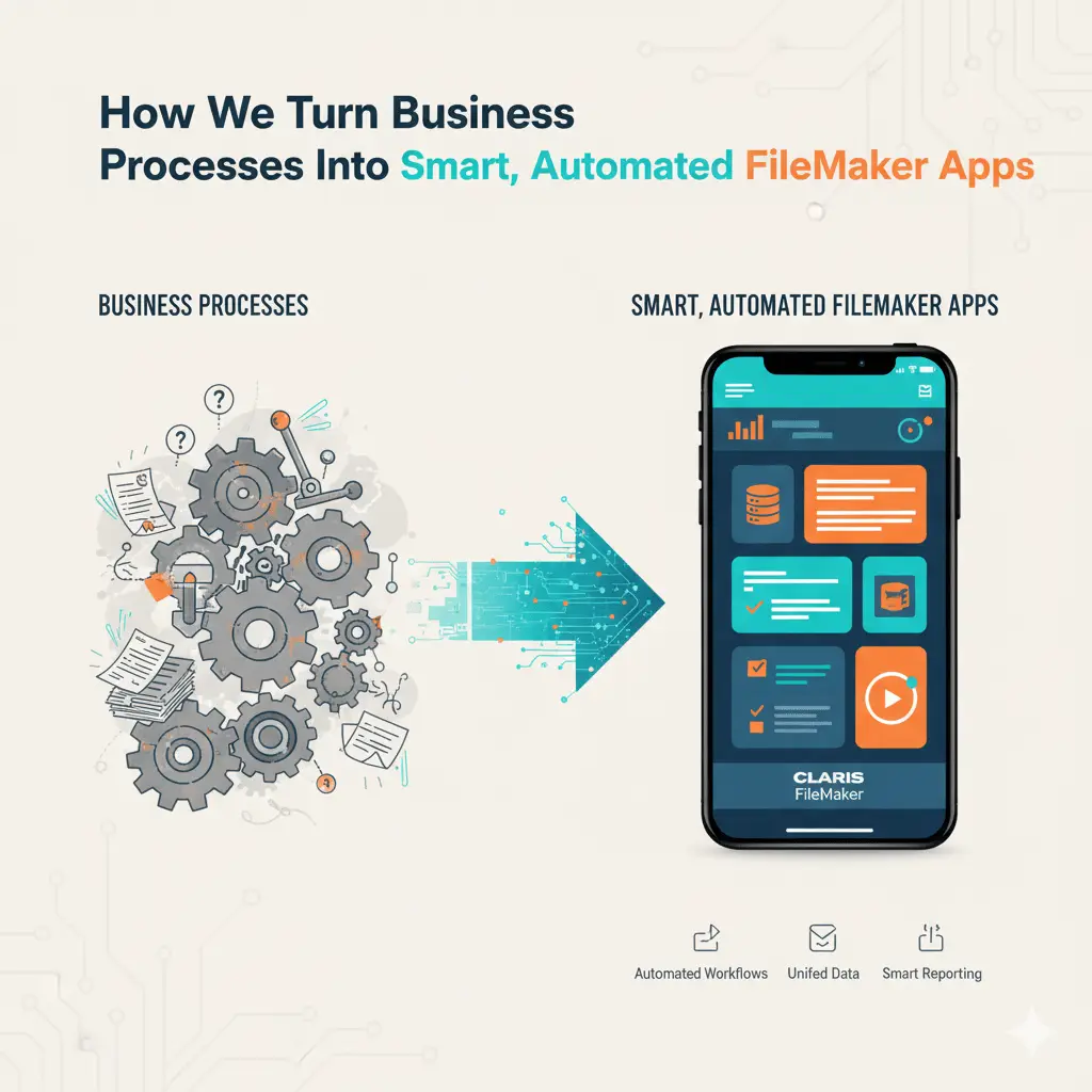 Illustration for “How We Turn Business Processes Into Smart, Automated FileMaker Apps”